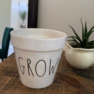 Rae Dunn “grow” plant pot